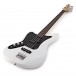 Seattle Left Handed Bass Guitar by Gear4music, White