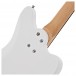 Seattle Left Handed Bass Guitar by Gear4music, White