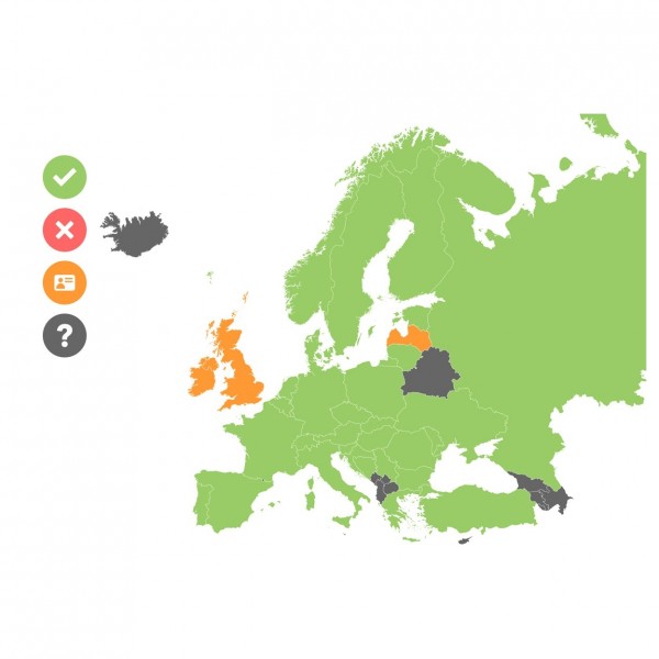 E Band Wireless Frequency Licensing Map