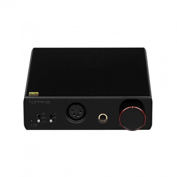 Topping L50 Desktop Headphone Amplifier, Black - Angle 1