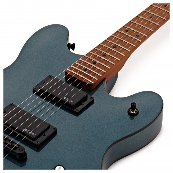Squier Contemporary Active Starcaster, Gunmetal Metallic at Gear4music