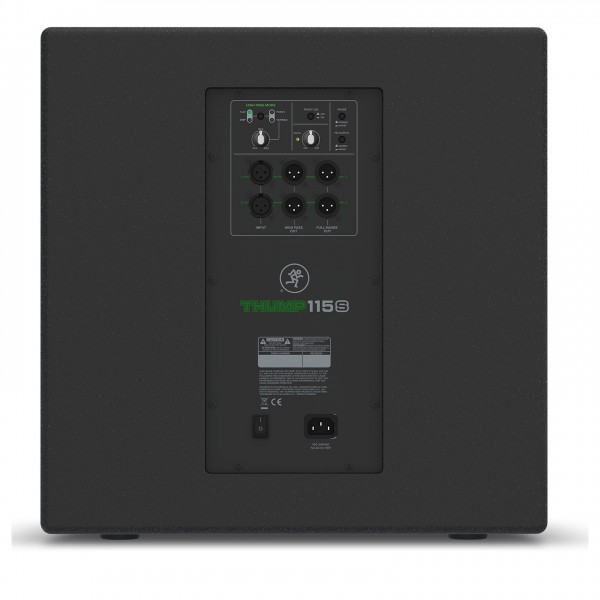 Mackie Thump115S 15" Active Subwoofer - Rear