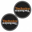 Technics Slipmat Duplex 6: White/Orange Mirror on Black