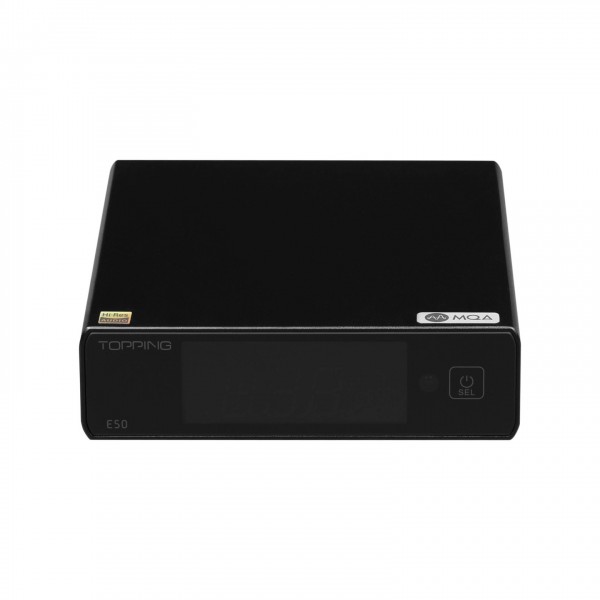 Topping E50 Desktop DAC, Black - Angle