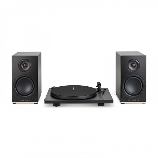 Triangle AIO Twin Bookshelf Speakers Turntables