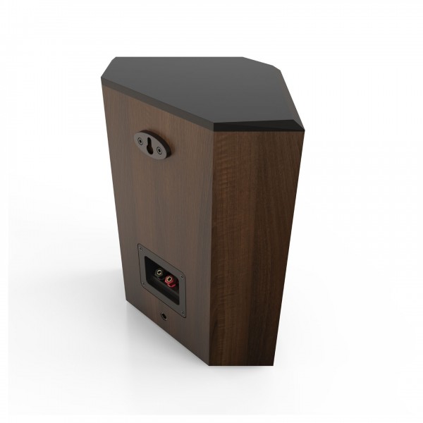 Klipsch RP-502S MKII Dipole Surround Speakers (Pair), Walnut from behind with wall attachment