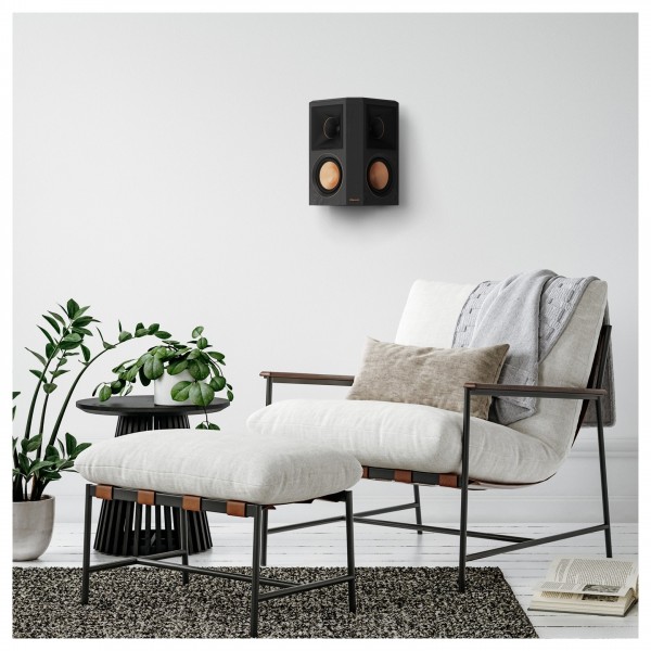 Klipsch RP-502S MKII Dipole Surround Speakers (Pair) on-wall lifestyle image