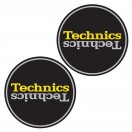 Technics Slipmat Duplex 4: Silver/Yellow Mirror on Black