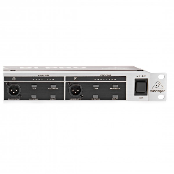 Behringer DI4000 V2 Professional 4-Channel Active DI-Box at Gear4music