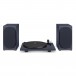Triangle AIO Twin Bookshelf Speakers Turntables Abyss Blue