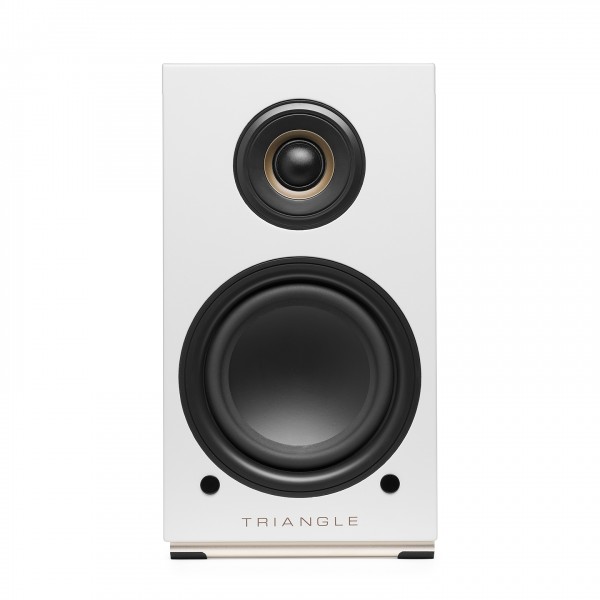 Triangle AIO Twin Bookshelf Speakers Right Speaker Front Frost White