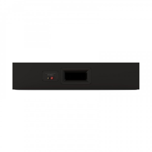 Klispch RP-504C MKII Centre Speaker (Single), Walnut reverse with view of Tractrix port and binding posts
