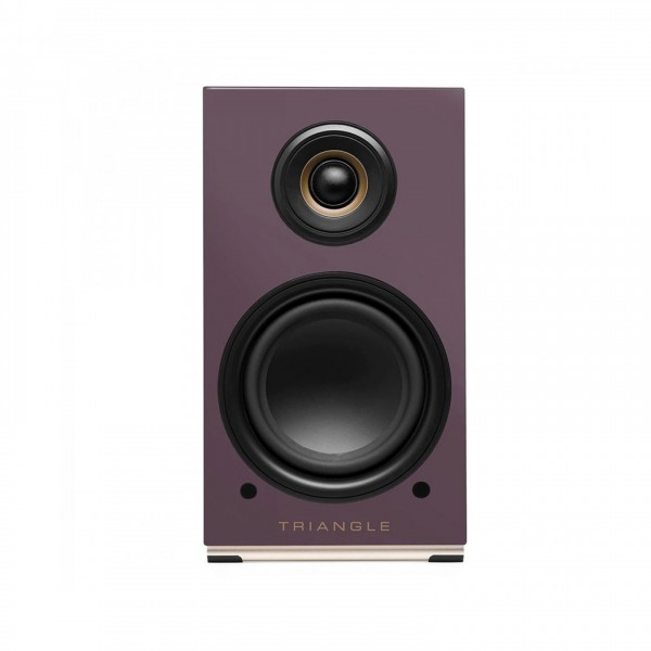 Triangle AIO Twin Bookshelf Speakers Right Speaker Front Purple