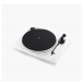 Triangle Turntable - Frost White Above Without Dust Cover