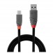 Lindy USB 2.0 Type A to Micro-B Cable, 3m - Coiled, Up