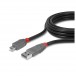 Lindy USB 2.0 Type A to Micro-B Cable, 3m - Coiled, Left