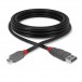 Lindy USB 2.0 Type A to Micro-B Cable, 3m - Coiled, Full