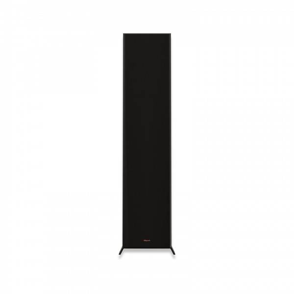 Klipsch RP-8000F MKII Floorstanding Speakers (Pair), Ebony front view with magnetic grille