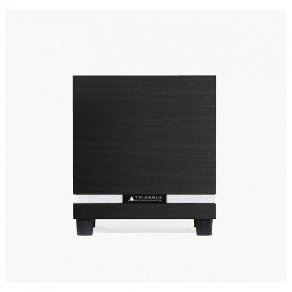 Triangle Thetis 340 Subwoofer Black Ash Forward Angle