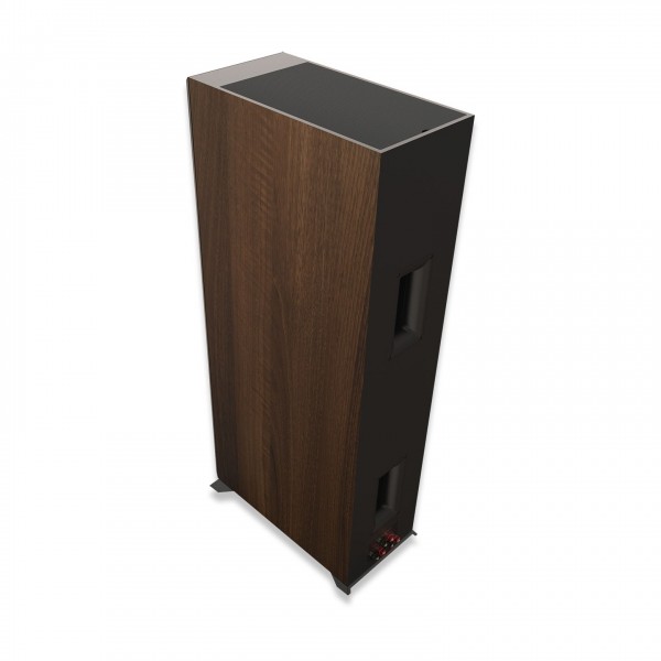 Klipsch RP-80060FA MKII Floorstanding Speakers (Pair), Walnut rear view from above