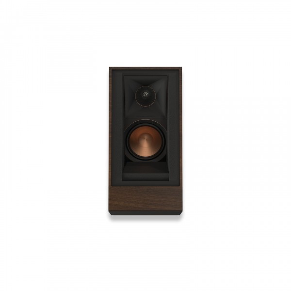 Klipsch RP-80060FA MKII Floorstanding Speakers (Pair), Walnut top view of integrated elevation speaker