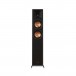 Klipsch RP-5000F MKII Floorstanding Speakers (Pair), Walnut front view with tweeter and woofers