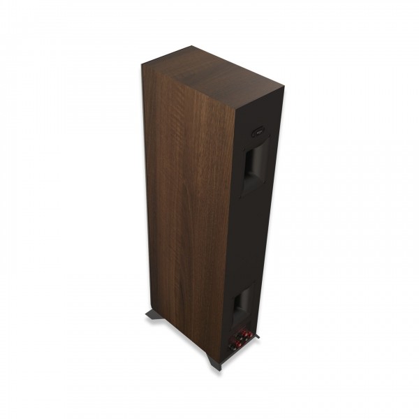 Klipsch RP-5000F MKII Floorstanding Speakers (Pair), Walnut rear view from above
