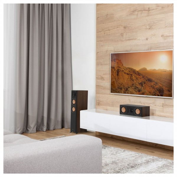 Klipsch RP-5000F mkII Floorstanding Speakers (Pair), Walnut finish lifestyle image
