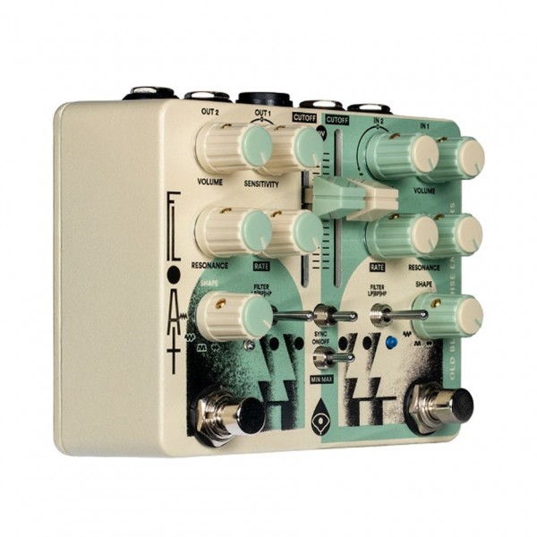 Old Blood Noise Endeavors Float Dual Moving Filter Pedal Left