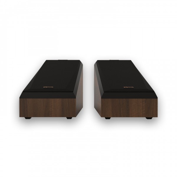 Klipsch RP-500SA MKII Dolby Atmos Surround Speaker (Pair), Ebony front view with magnetic grille