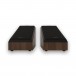 Klipsch RP-500SA MKII Dolby Atmos Surround Speaker (Pair), Ebony front view with magnetic grille