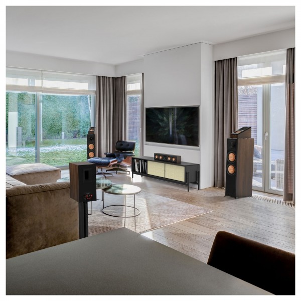 Klipsch RP-500SA MKII Dolby Atmos Surround Speaker (Pair), Walnut lifestyle image 1