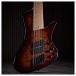 RedSub Coliseum Fanned Fret 6-String Bass, Purple Burl Burst