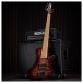 RedSub Coliseum Fanned Fret 6-String Bass, Purple Burl Burst