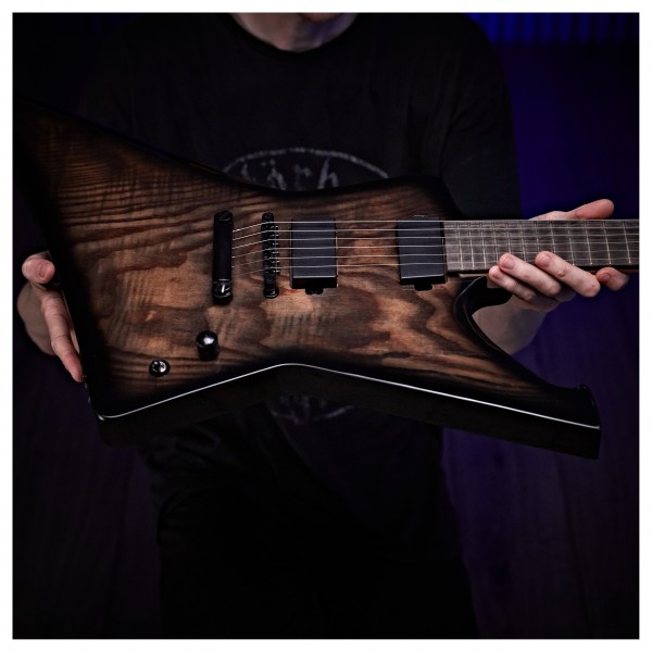 Harlem Z Electric Guitar by Gear4music, Black