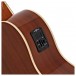 Thinline Electro-Acoustic Travel Guitar by Gear4music, Mahogany