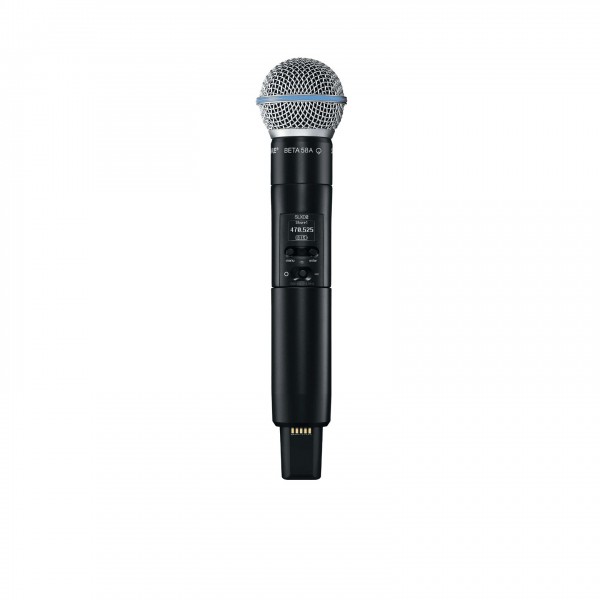 Shure SLXD2/B58-K59 Wireless Handheld Microphone Transmitter - Front