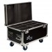 Sagitter Flight Case with Wheels for 6 x AQU Pars - open case