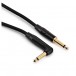 6.35mm TS Jack - 6.35mm TS Jack Right Angled Pro Cable, 3m