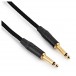 6.35mm TS Jack - 6.35mm TS Jack Braided Pro Cable, 3m