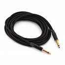 6.35mm TS Jack - 6.35mm TS Jack Braided Pro Cable, 6m