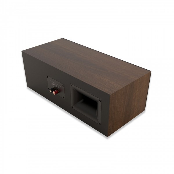 Klipsch RP-500C MKII Centre Speaker (Single), Walnut rear view from above