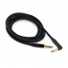6.35mm TS Jack - 6.35mm TS Jack Braided Right Angled Pro Cable, 3m