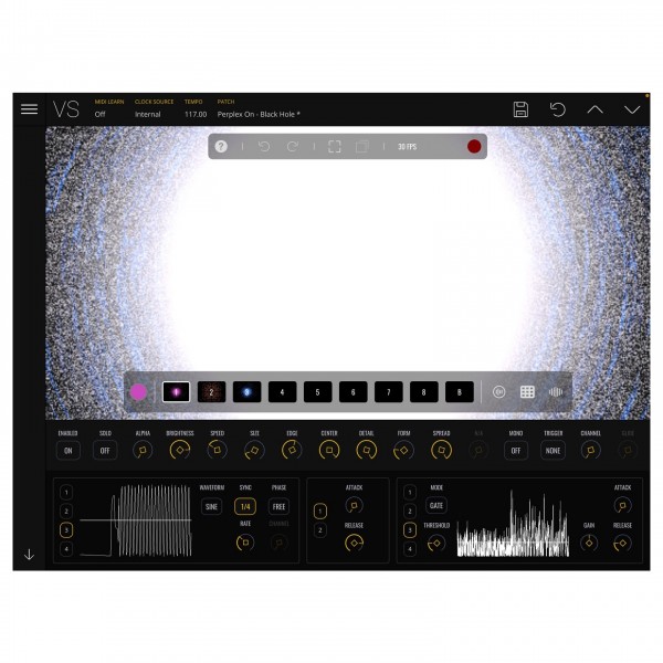 Imaginando VS - Visual Synthesizer - Main interface 4