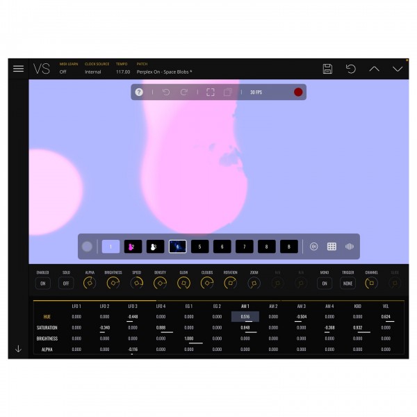 Imaginando VS - Visual Synthesizer - Main Interface 8