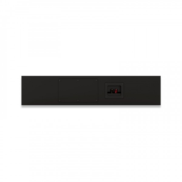 Klipsch RP-404C MKII Centre Speaker (Single), Ebony rear view of sealed port and dual aluminium binding posts