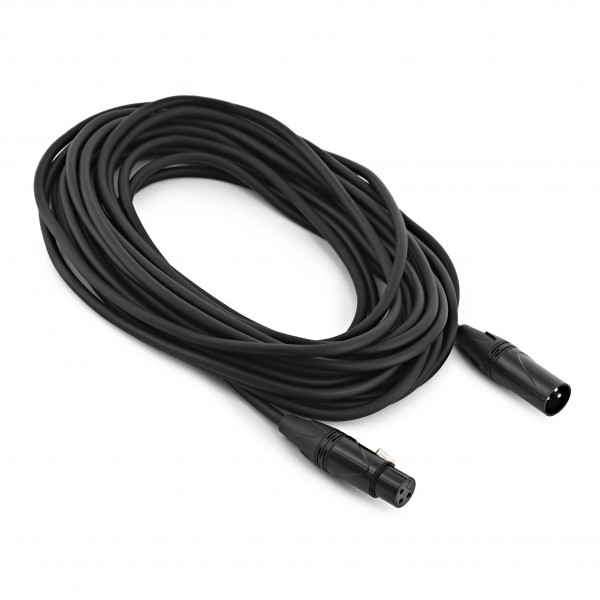 XLR (M) - XLR (F) Pro Cable, 15m