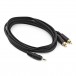 TRS 3.5mm Jack to dual RCA Phono Pro Cable, 2m