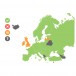 UHF Channel 38 Wireless Frequency License Map 