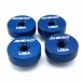 Ahead Speed Nut činelové Toppery 4 Pack, Blue